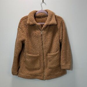 Sherpa Jacket - Tan / Light Brown